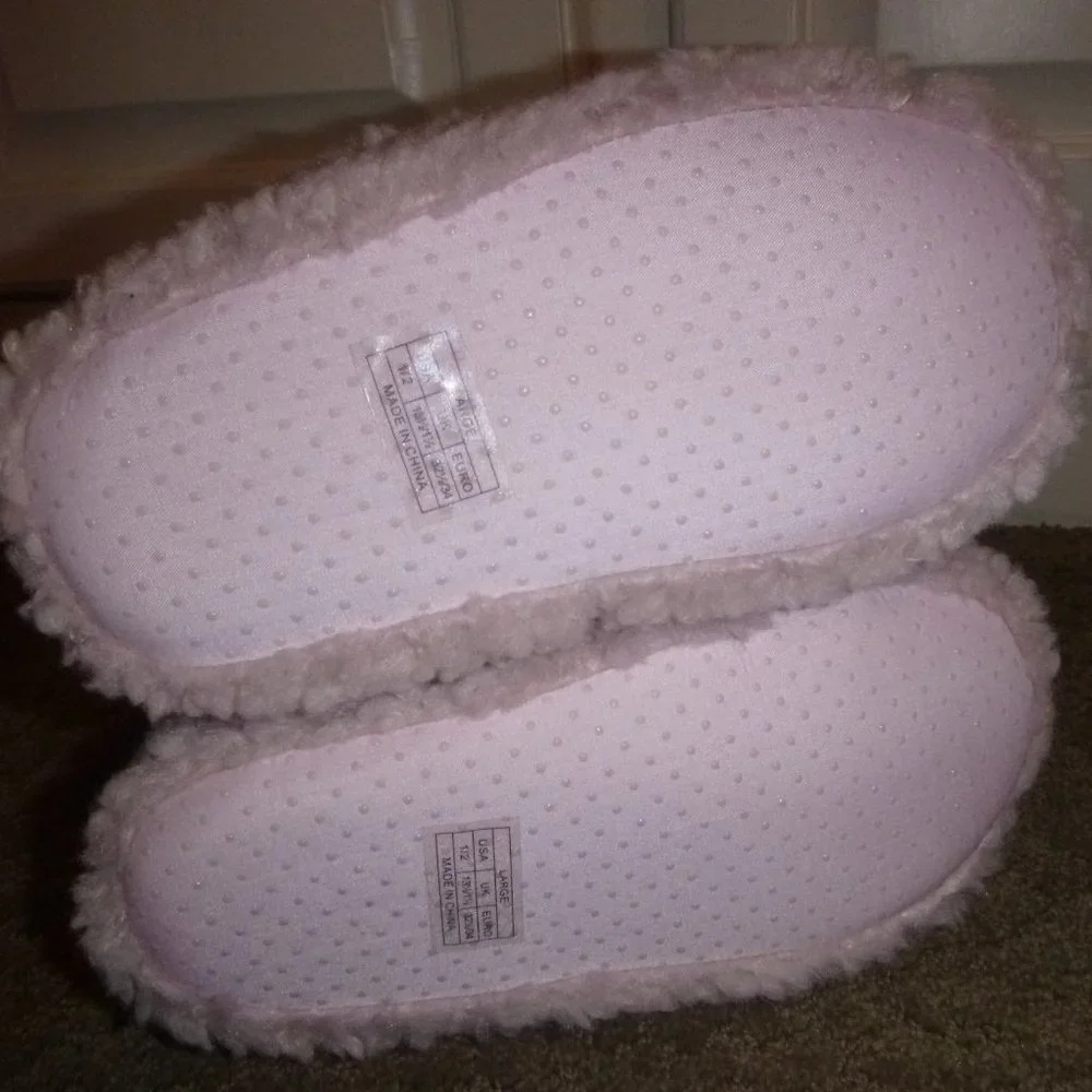 Girls Falls Creek Plush Bootie Slippers Size 10/11 12/13 1/2 3/4 Blush Pink NWT